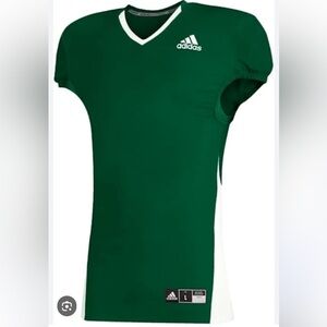 NEW ADIDAS MEN'S L FOOTBALL FUTBOL JERSEY Green White XL